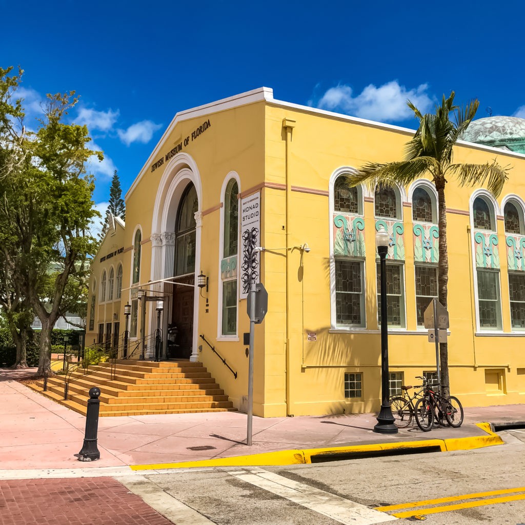 Jewish Museum of Florida in Miami  South Beach. Miami, Florida March 30, 2018.