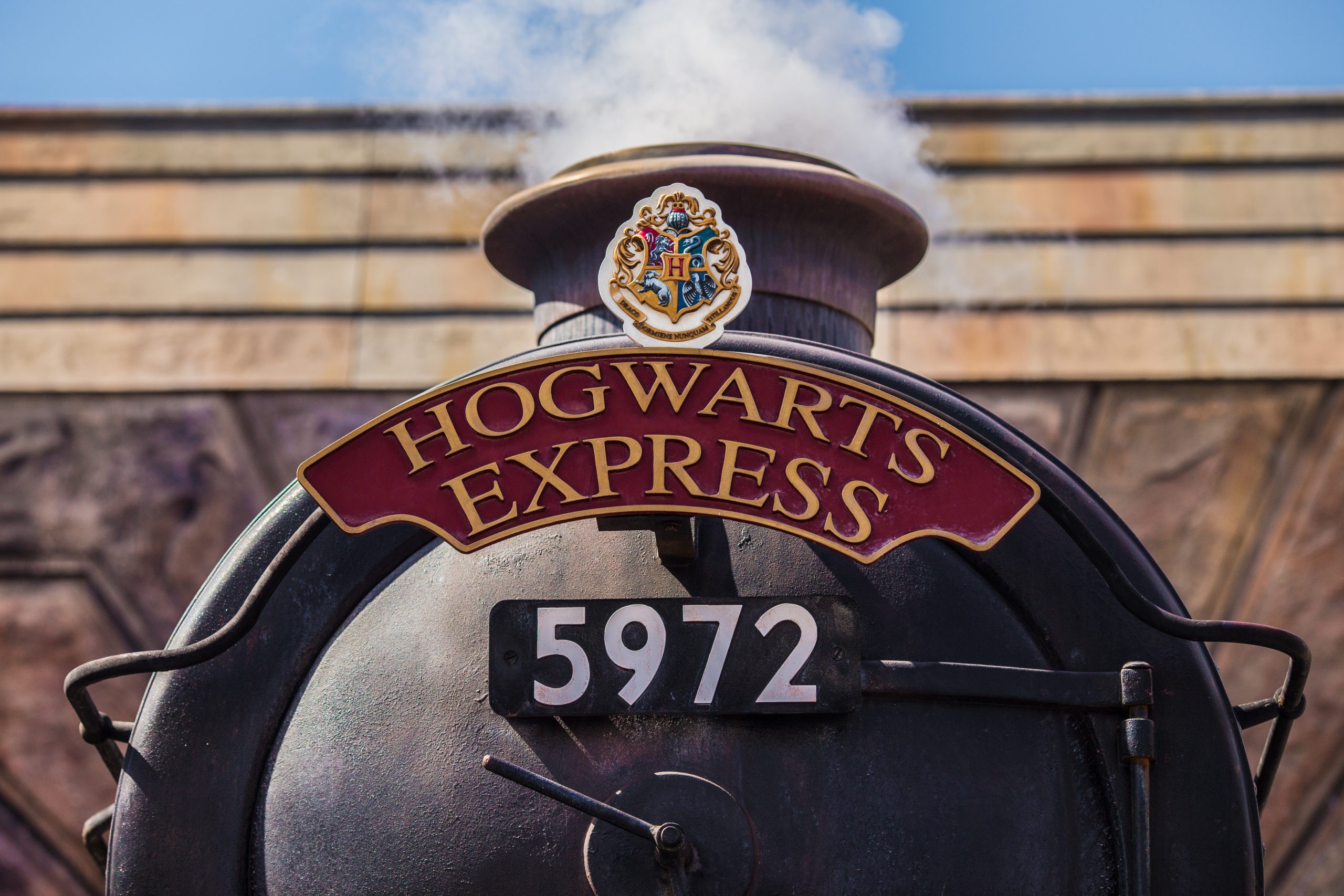 ORLANDO. USA. FLORIDA. APRIL. 2017: Hogsmeade. Hogwarts Express. The Wizarding World of Harry Potter. Universal Studios. 