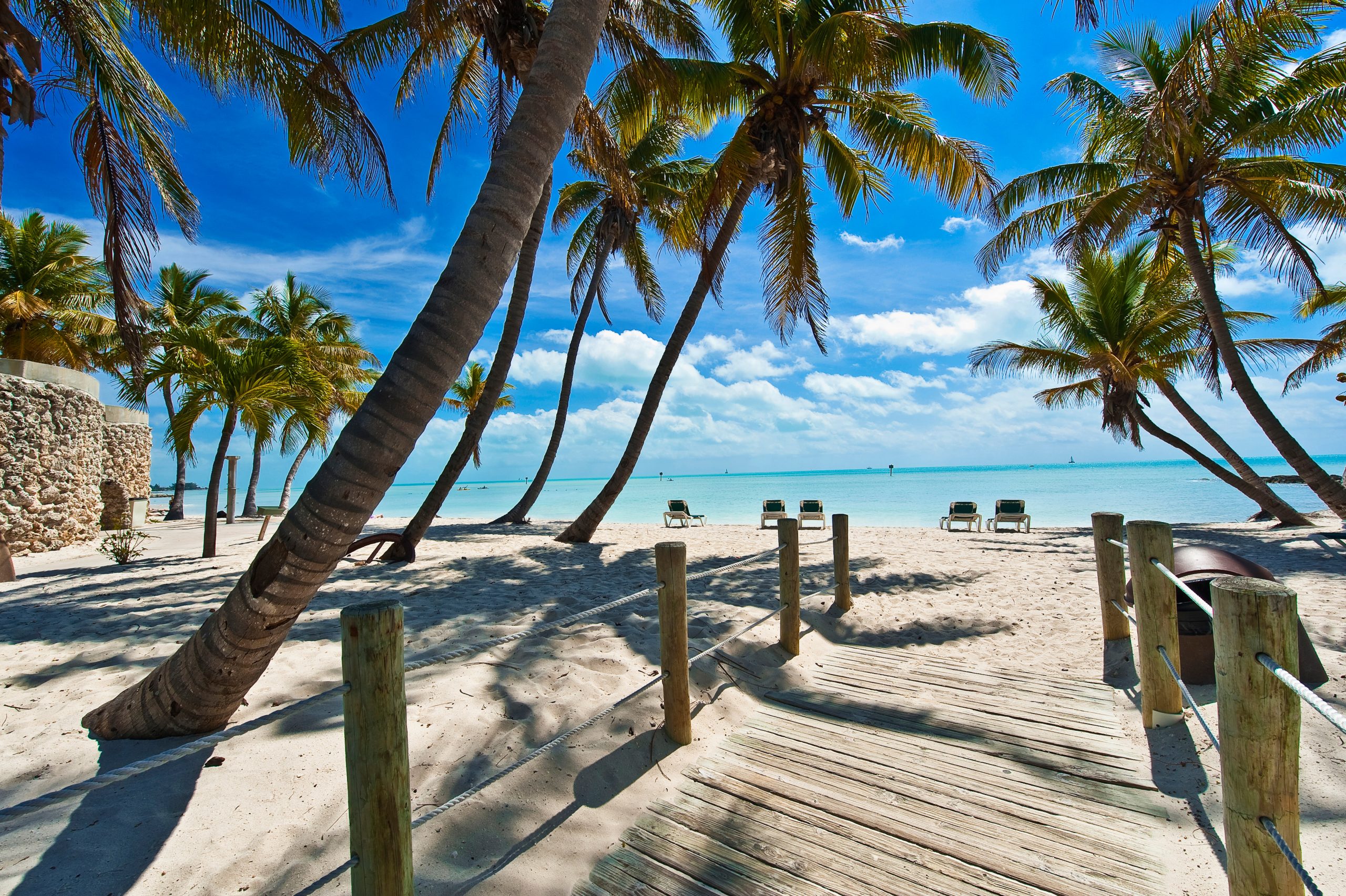 kładka do plaży - Key West
